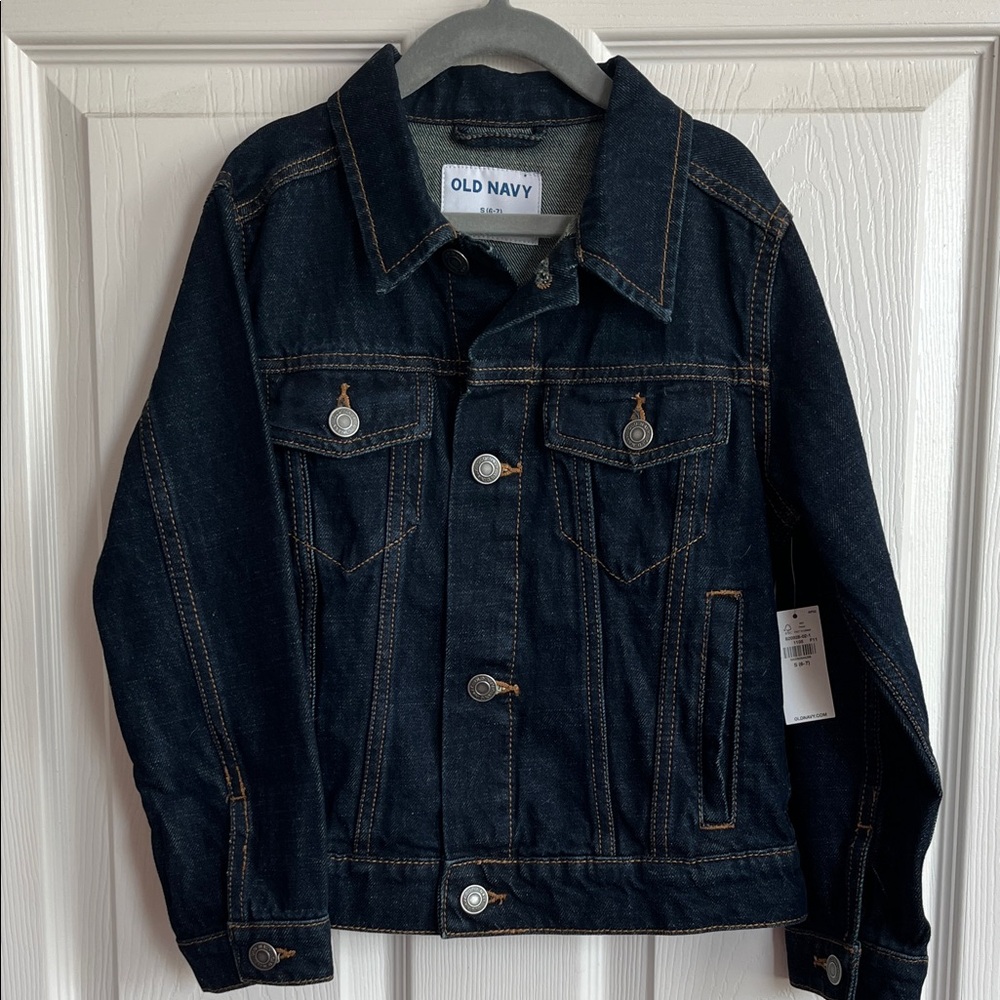 Old Navy Gender Neutral Denim Jacket Size 6/7